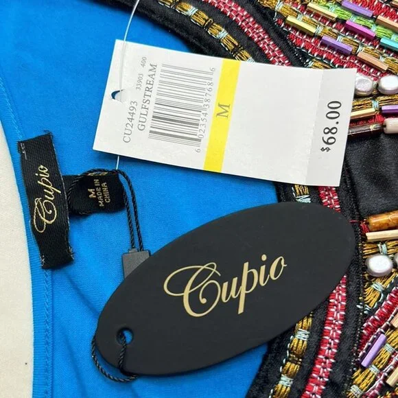 Cupio Light weight dress Color Gulfstream SizeM NWT - Picture 6 of 6